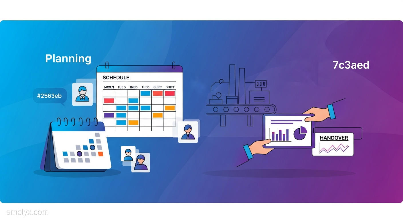 Turnos en industria: relevos, paradas y handover sin caos